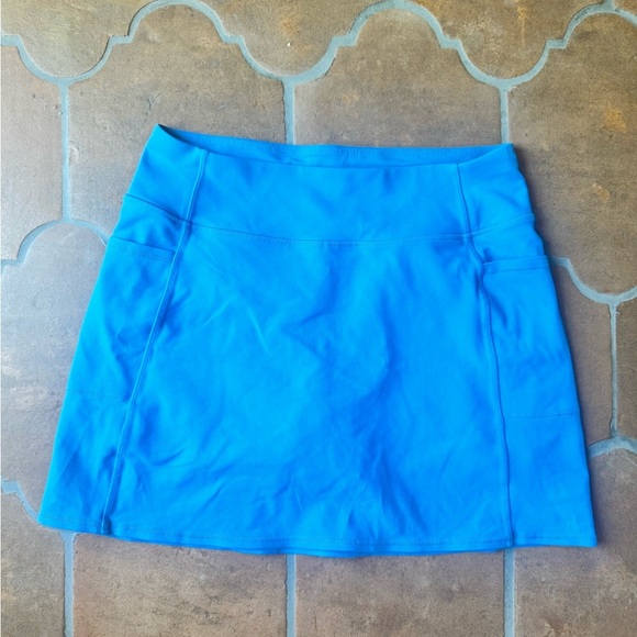 Skechers Blue GoWalk GoFlex Athletic Wear Skirt Shorts - Picture 2 of 6